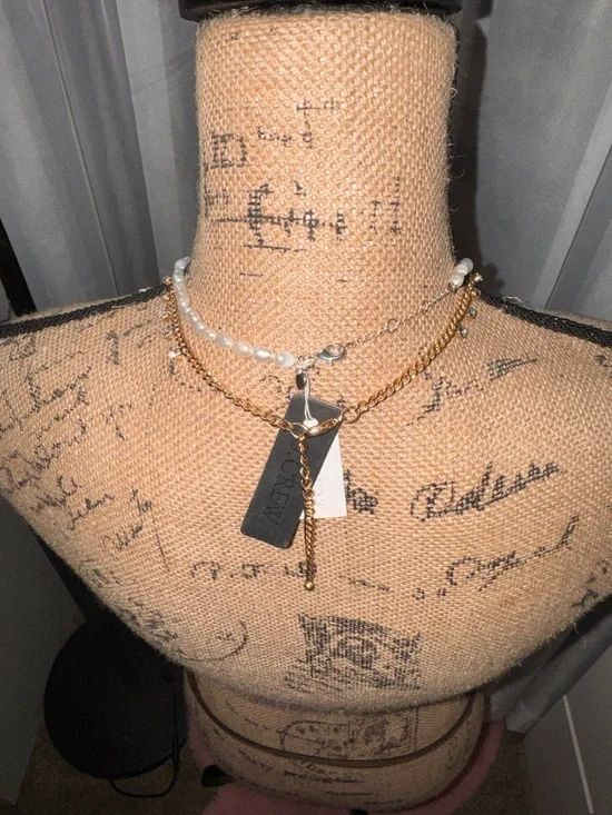 NWT J. Crew Freshwater Pearl Necklace - Picture 3 of 4